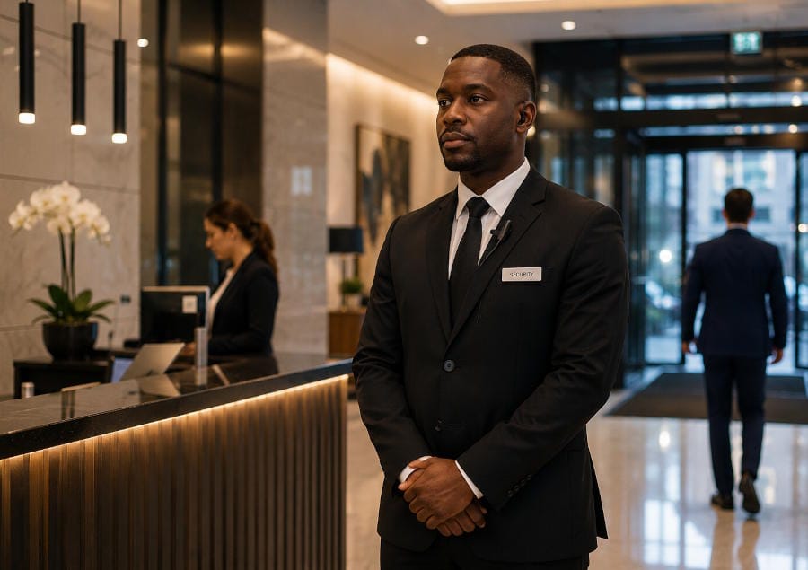 Concierge security guard